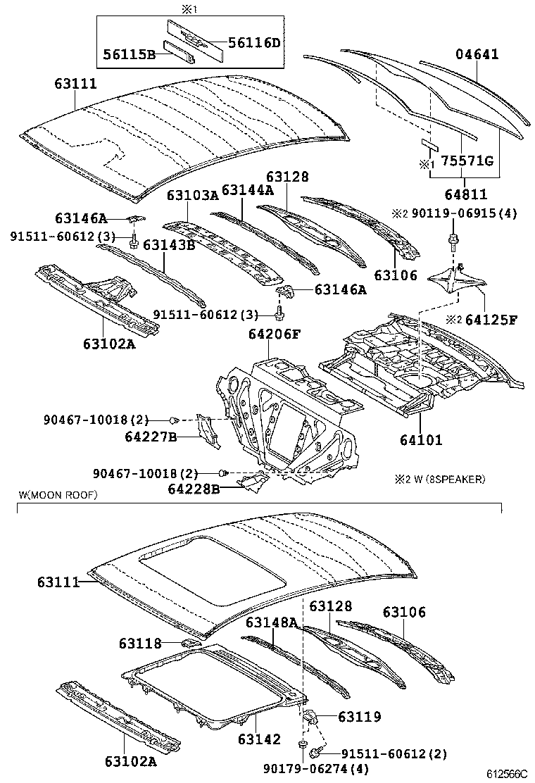  IS250 350 |  ROOF PANEL BACK WINDOW GLASS