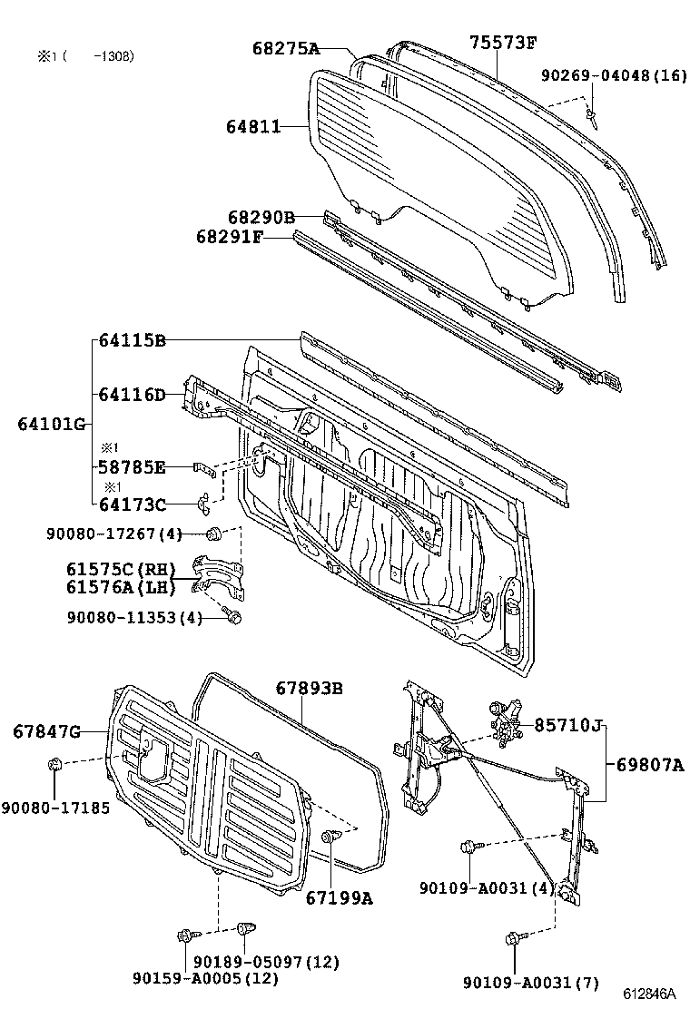  TUNDRA |  ROOF PANEL BACK PANEL