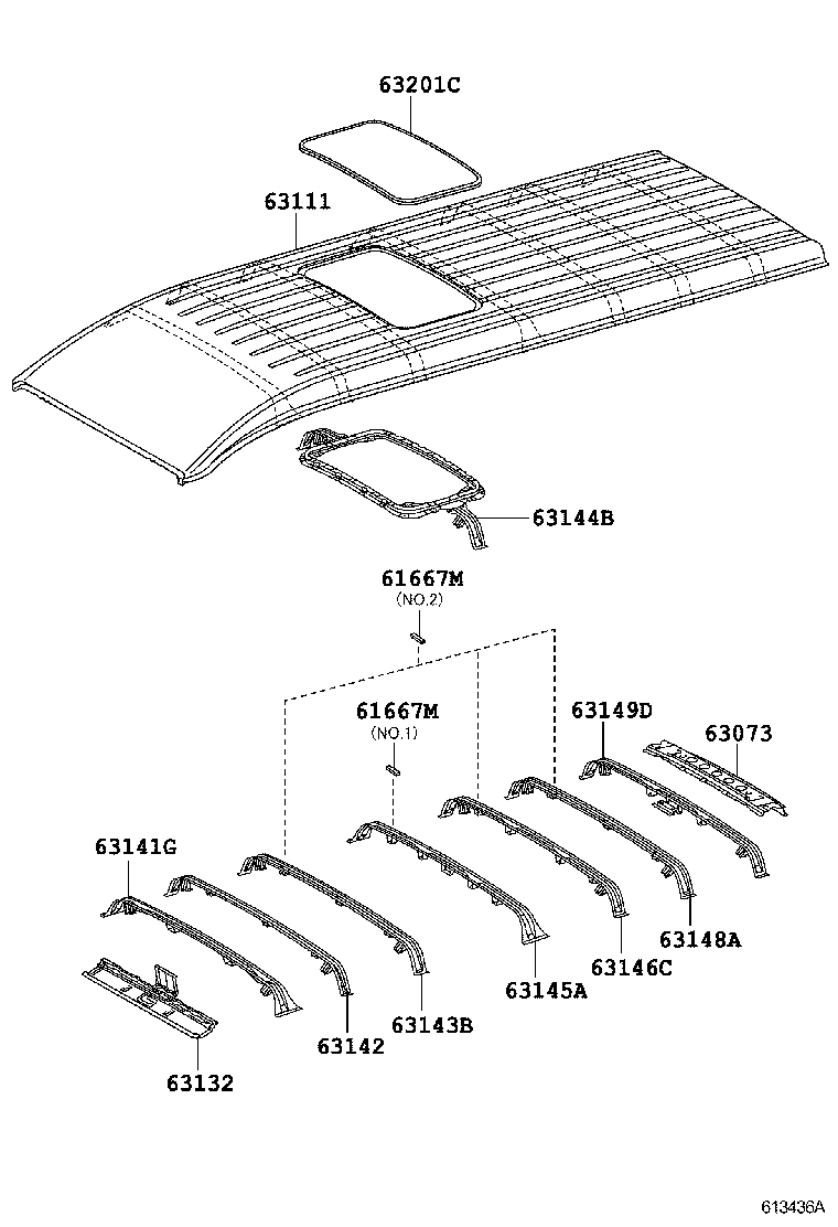  HIACE |  ROOF PANEL BACK PANEL