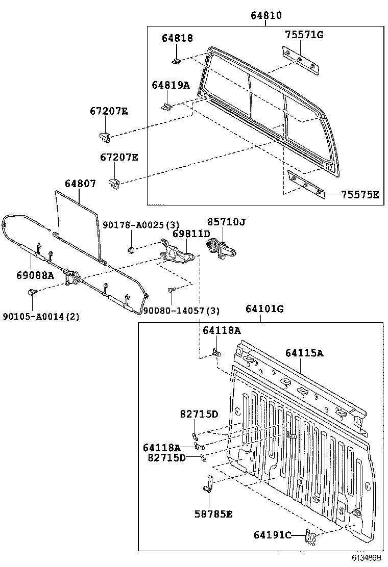  TUNDRA |  ROOF PANEL BACK PANEL
