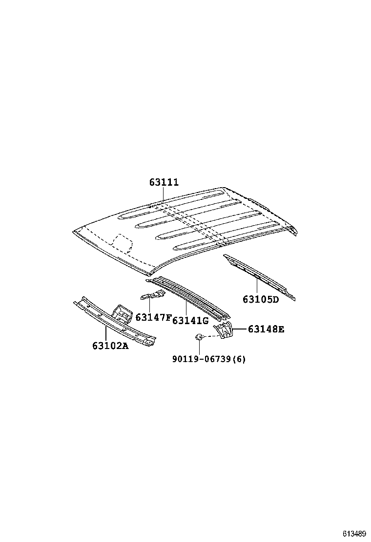  TUNDRA |  ROOF PANEL BACK PANEL