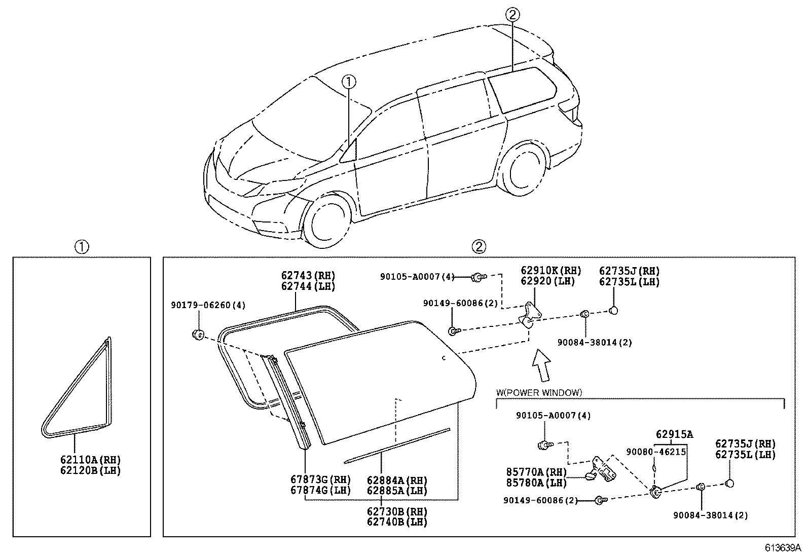  SIENNA |  SIDE WINDOW