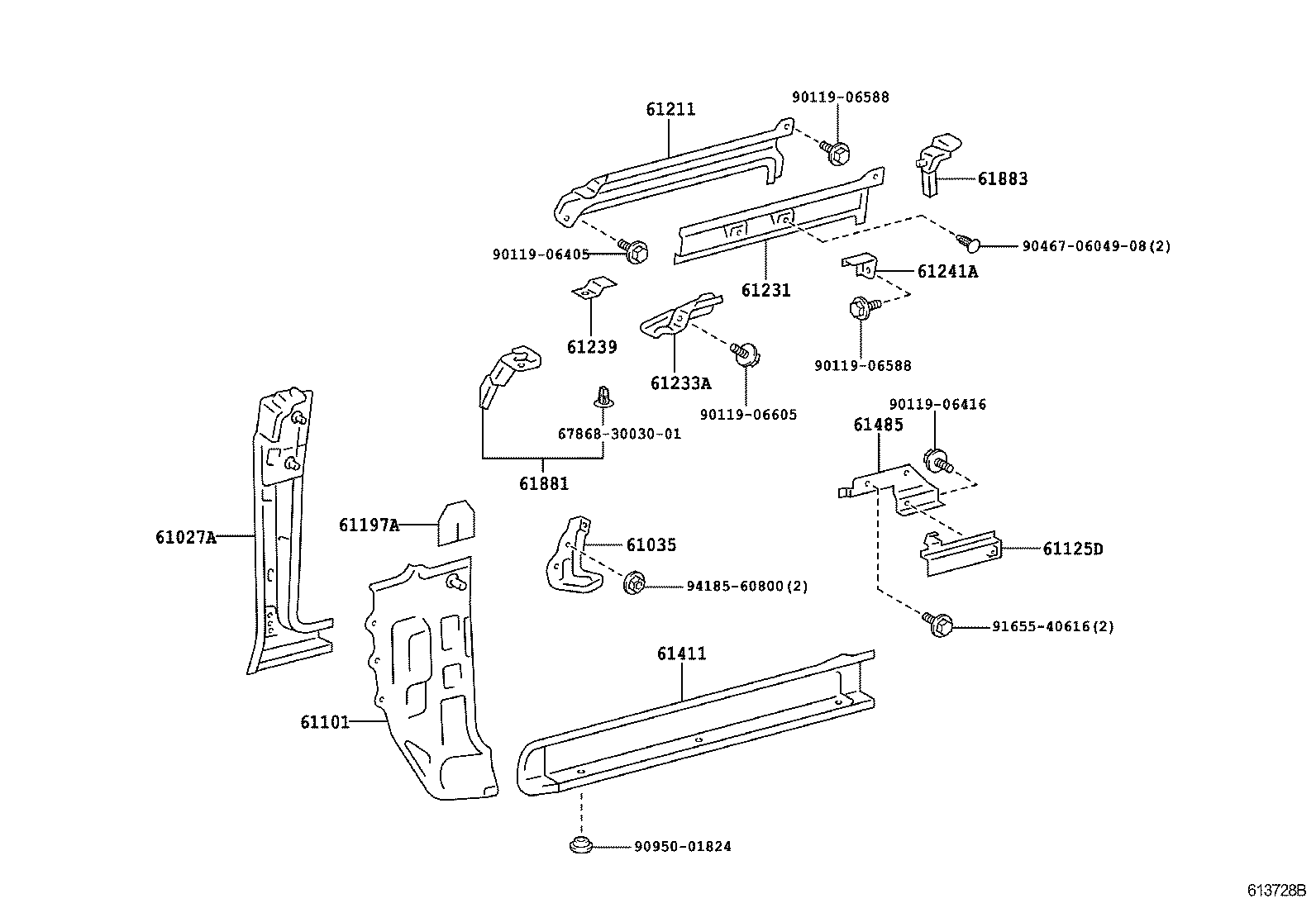  LAND CRUISER 70 |  SIDE MEMBER