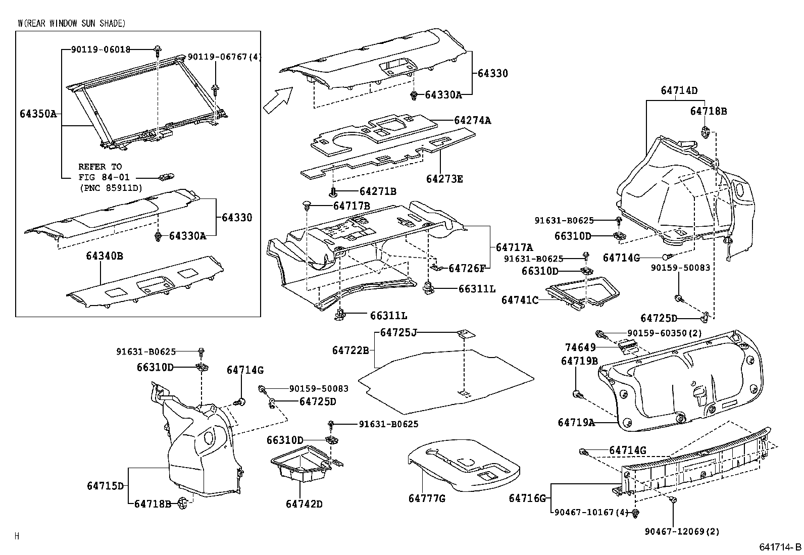  IS250 350 |  PACKAGE TRAY PANEL LUGGAGE COMPARTMENT MAT