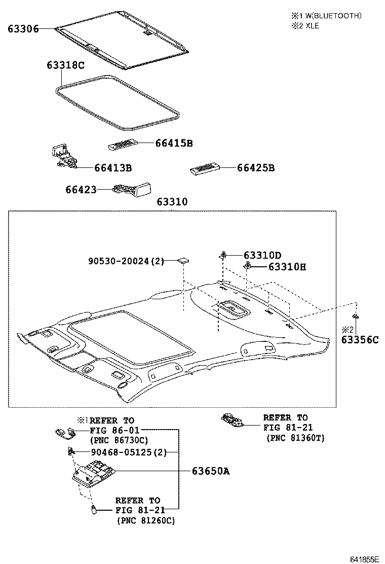  CAMRY NAP |  ROOF HEADLINING SILENCER PAD