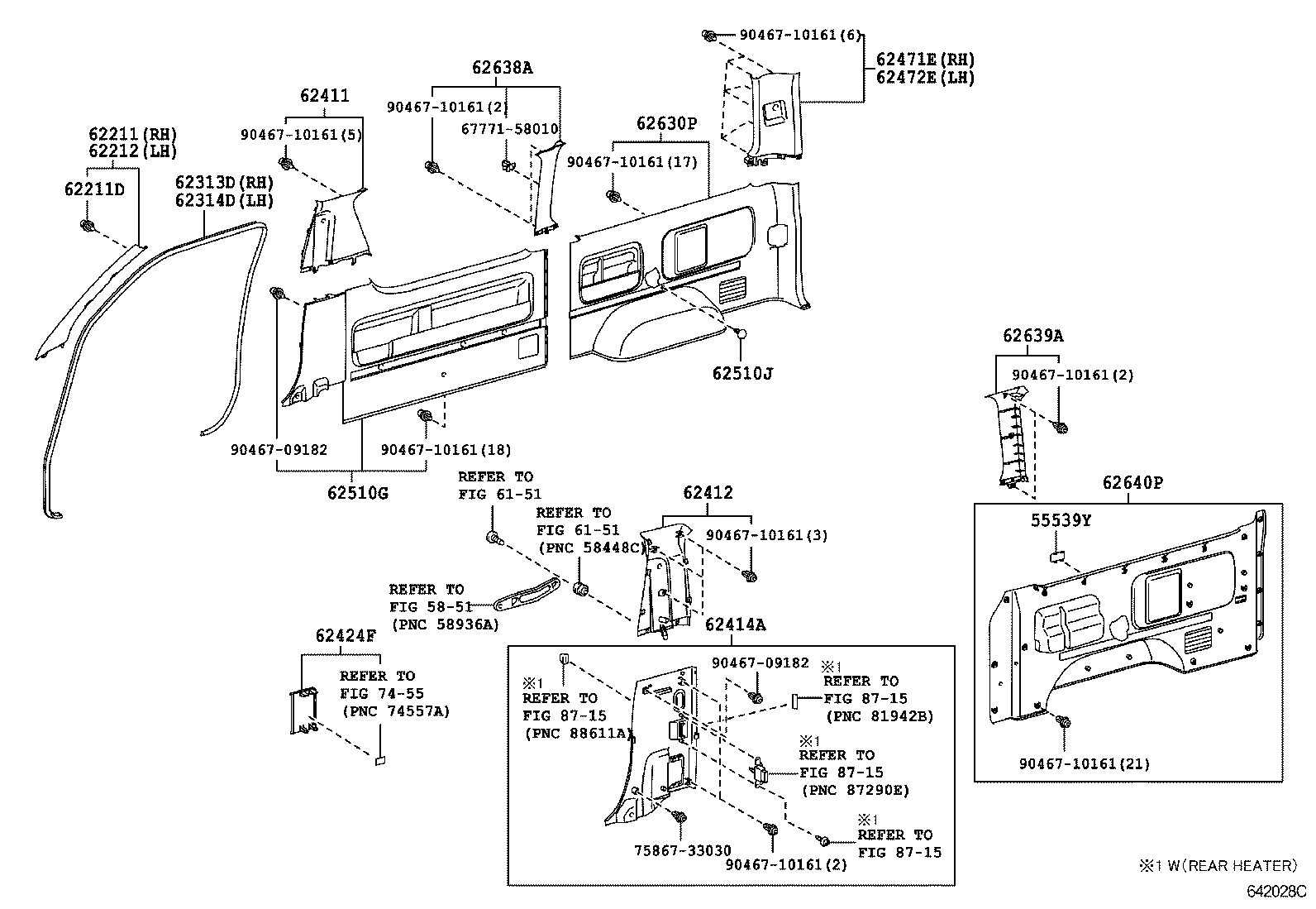  HIACE |  INSIDE TRIM BOARD