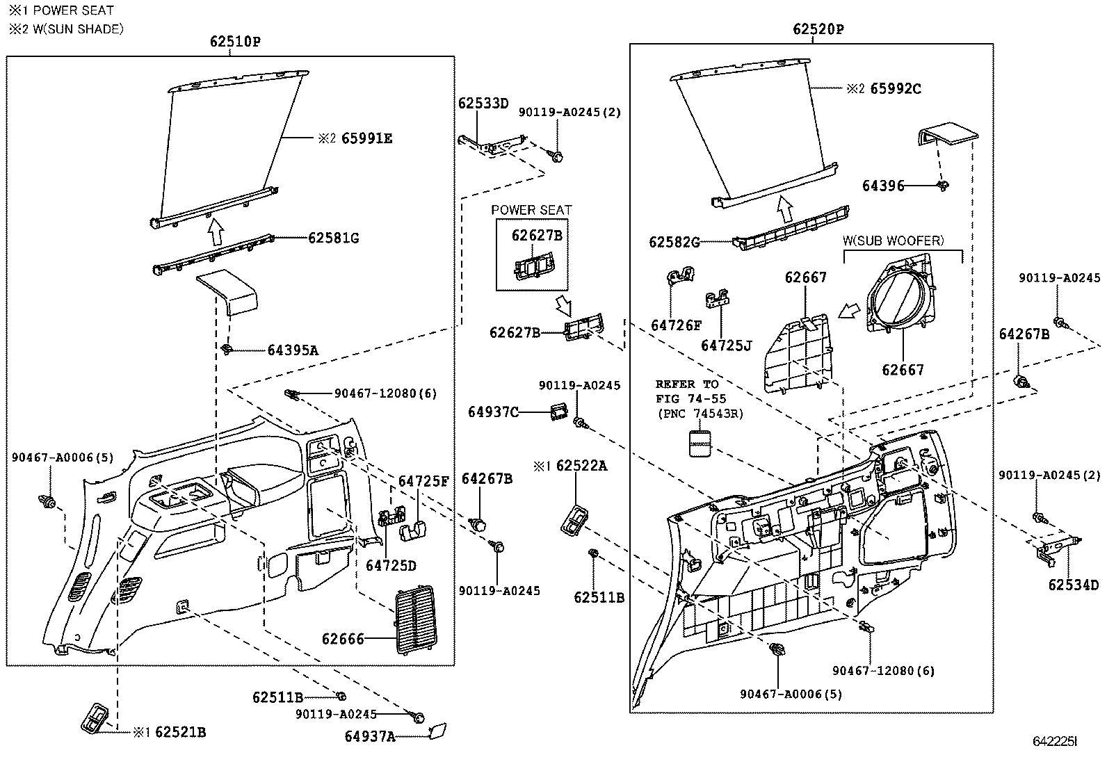  SEQUOIA |  INSIDE TRIM BOARD
