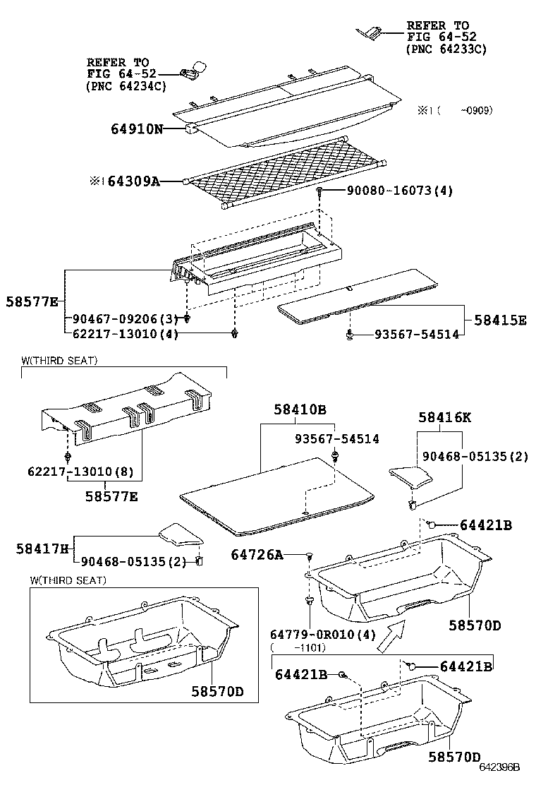  RAV4 NAP |  DECK BOARD DECK TRIM COVER