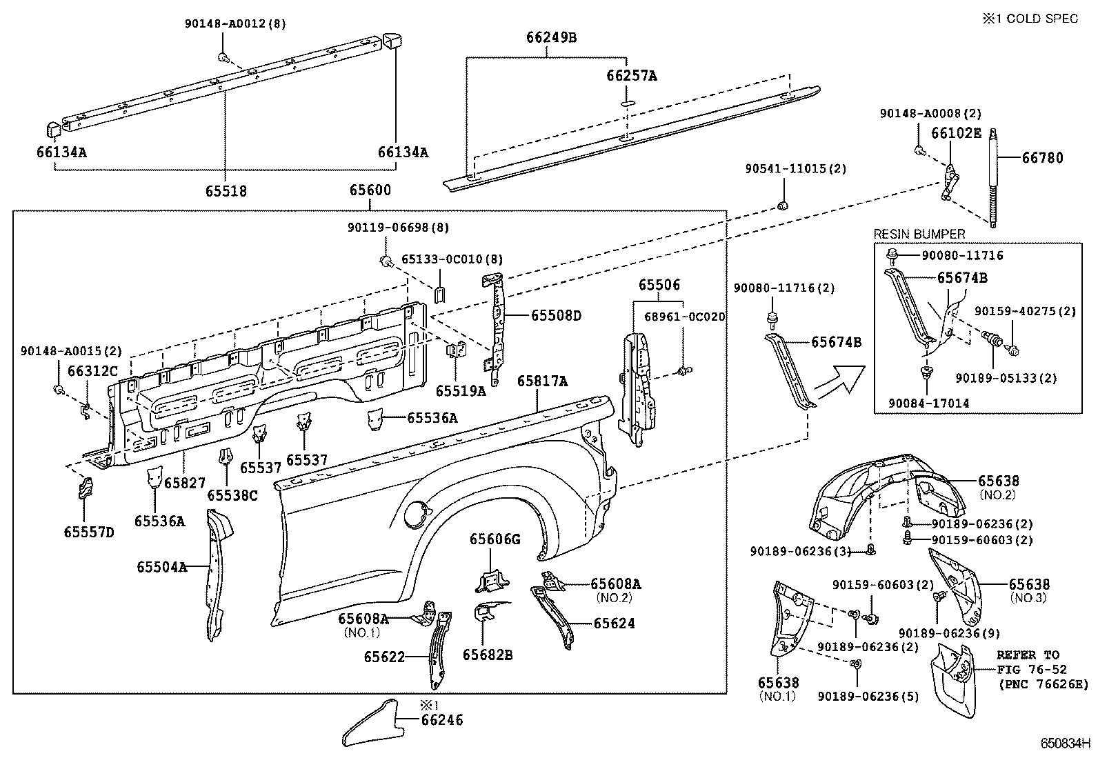  TUNDRA |  REAR BODY SIDE PANEL