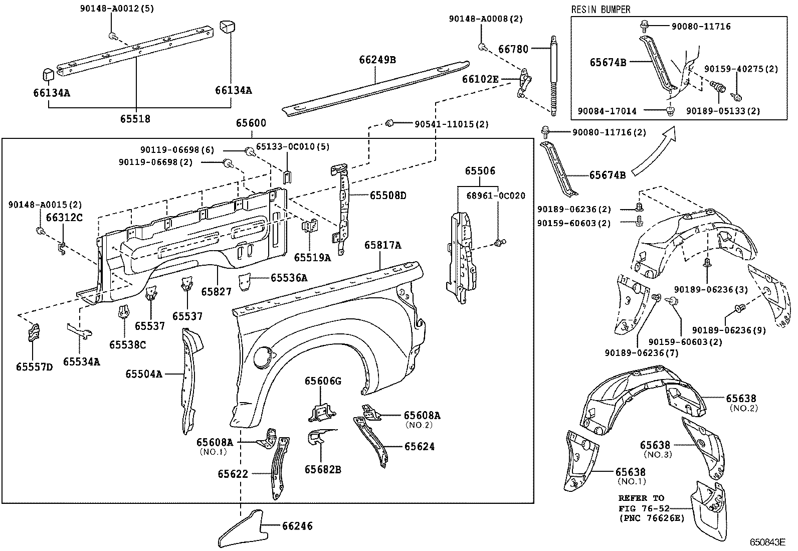  TUNDRA |  REAR BODY SIDE PANEL