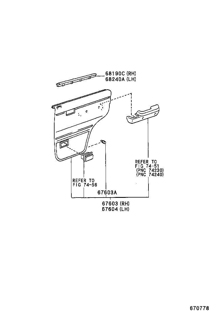  LAND CRUISER 70 |  REAR DOOR PANEL GLASS