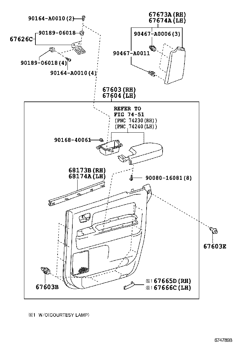  TUNDRA |  REAR DOOR PANEL GLASS