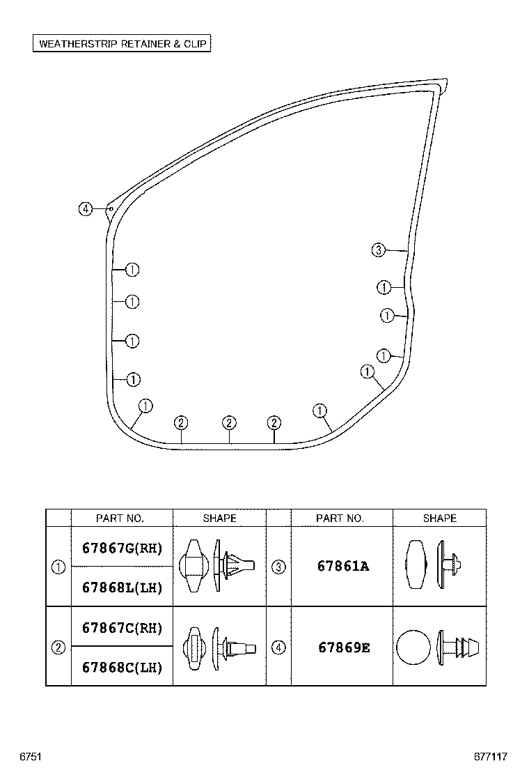  AVANZA |  FRONT DOOR PANEL GLASS