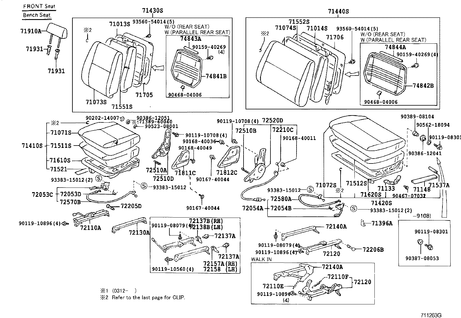  LAND CRUISER 70 |  SEAT SEAT TRACK