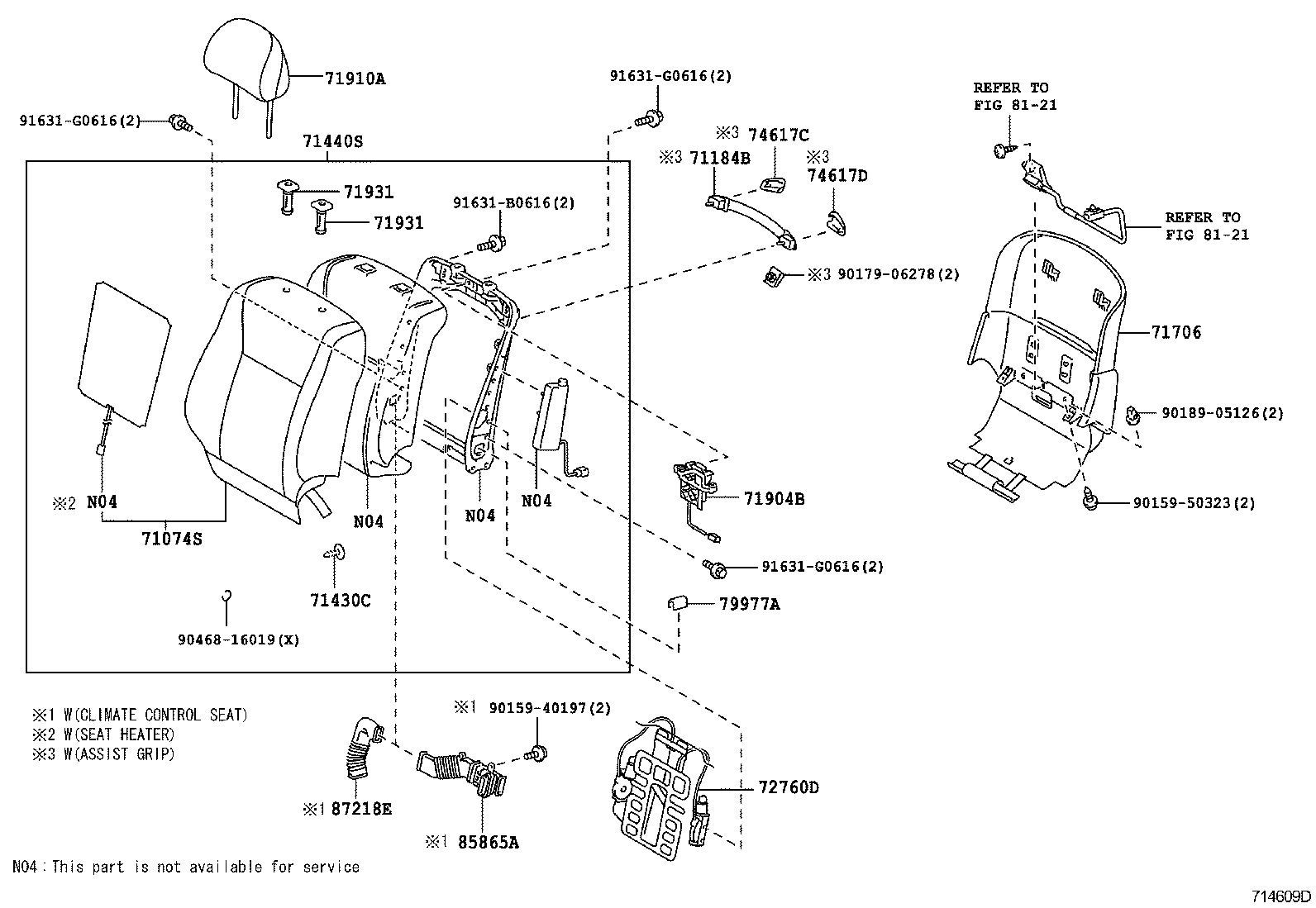  LS460 460L |  FRONT SEAT SEAT TRACK
