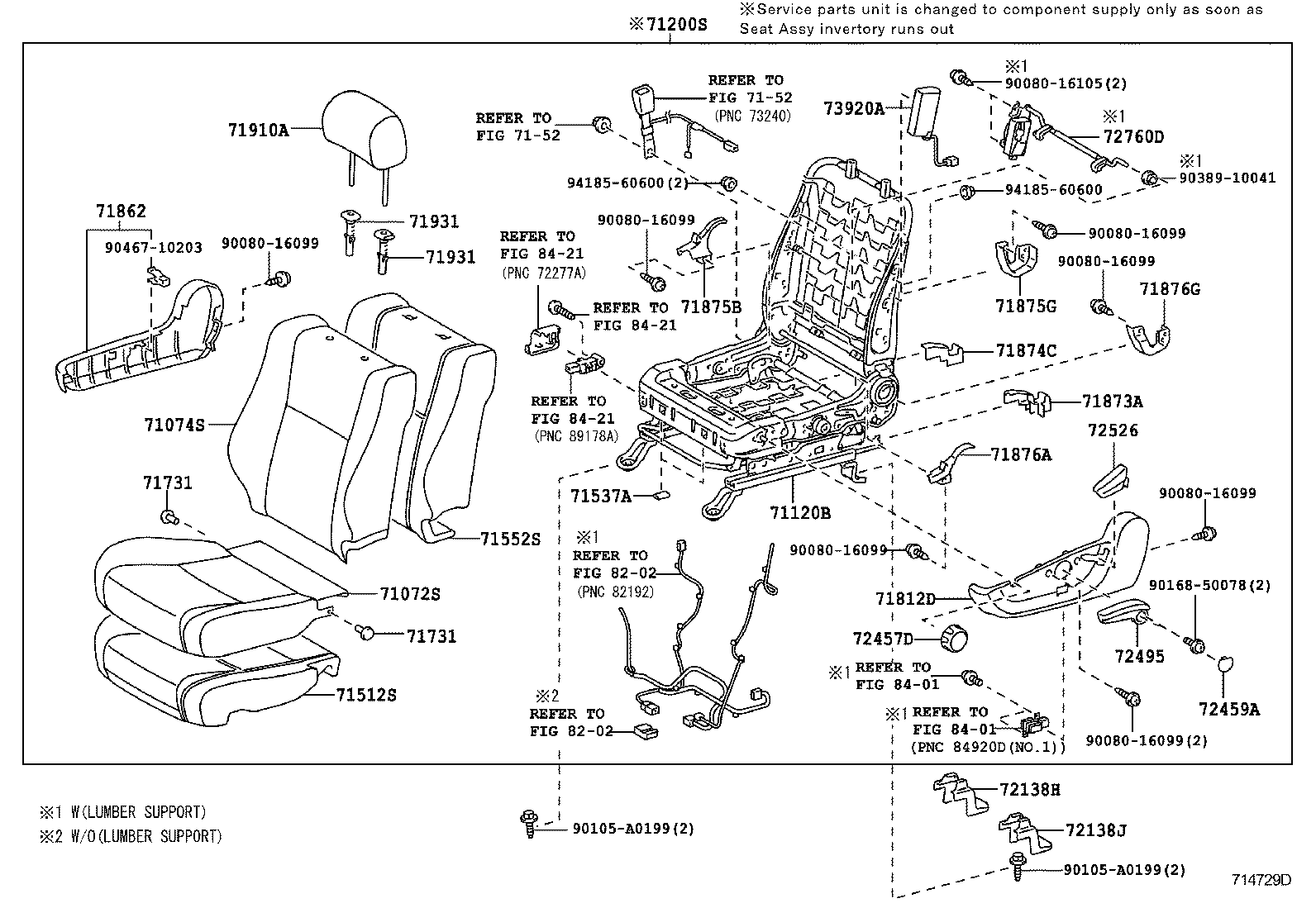  TUNDRA |  SEAT SEAT TRACK