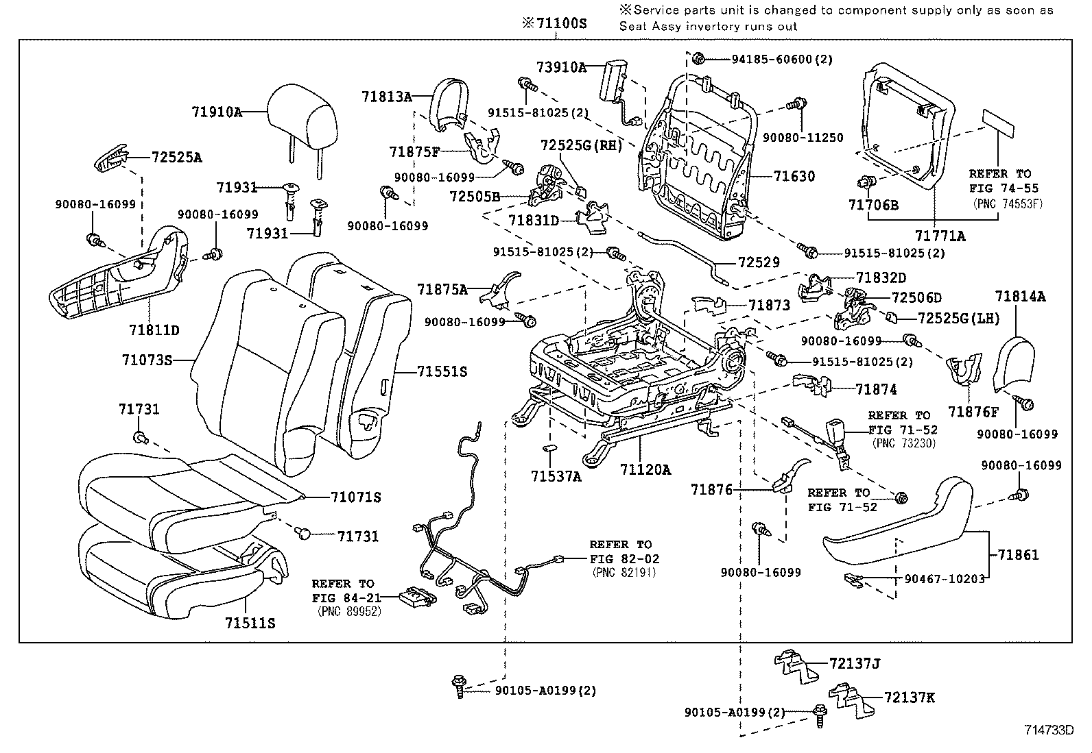  TUNDRA |  SEAT SEAT TRACK