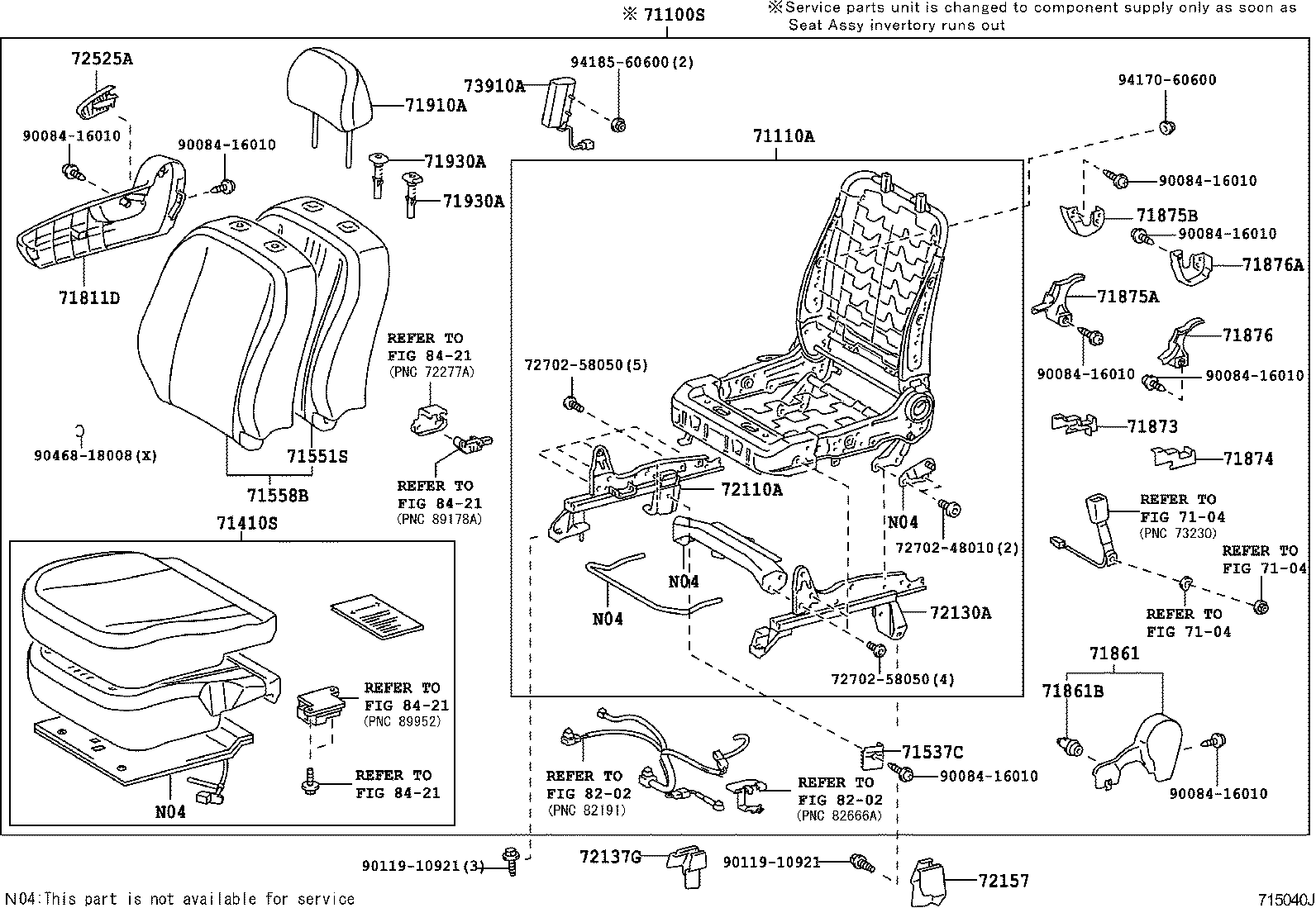  SCION XB |  FRONT SEAT SEAT TRACK