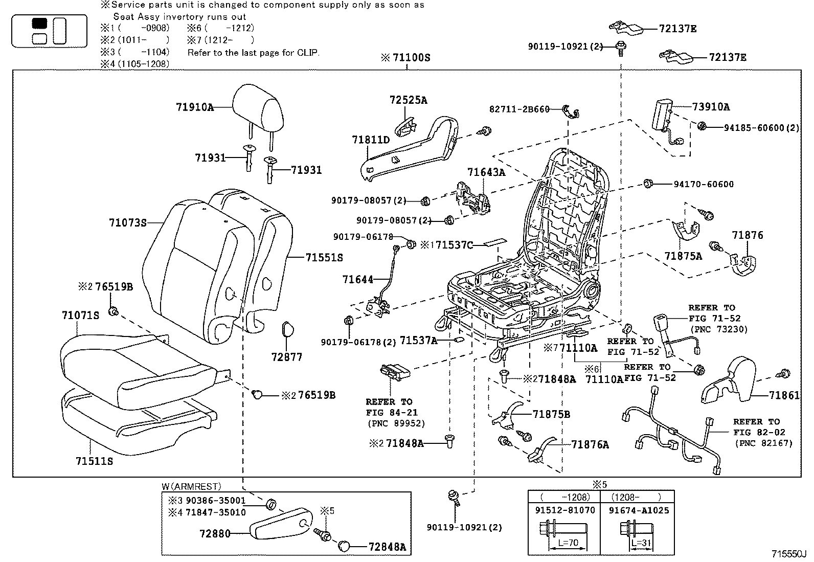  FJ CRUISER |  SEAT SEAT TRACK