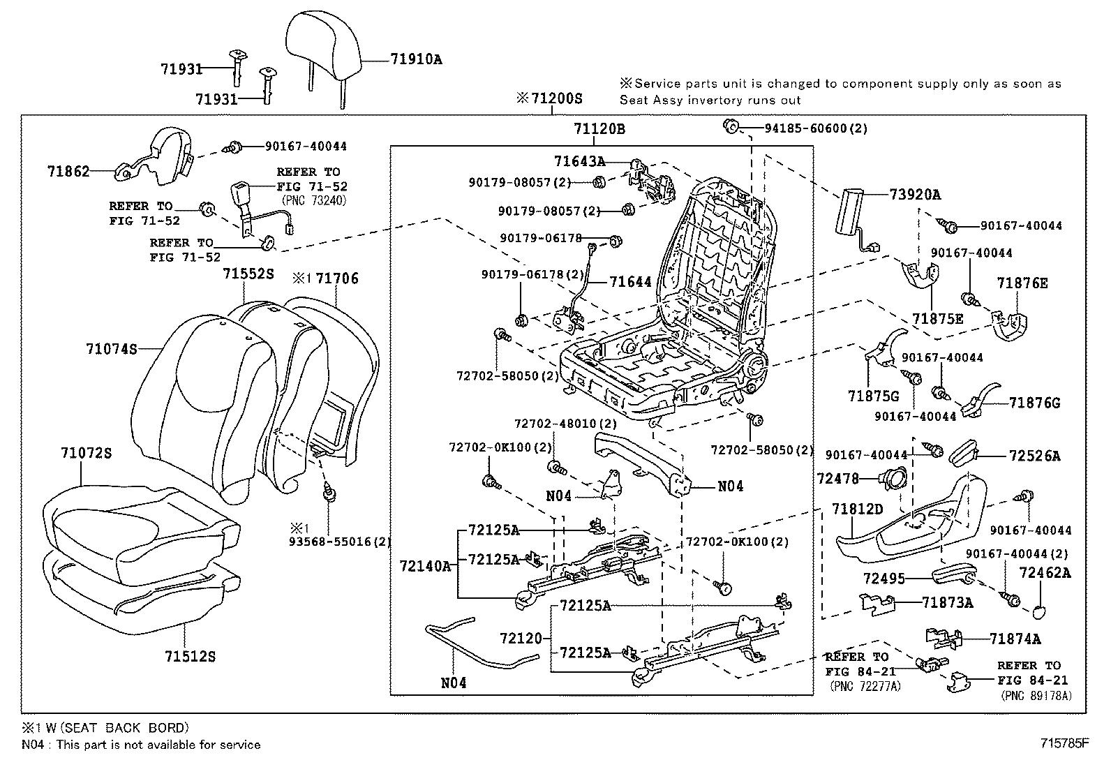  RAV4 JPP |  SEAT SEAT TRACK
