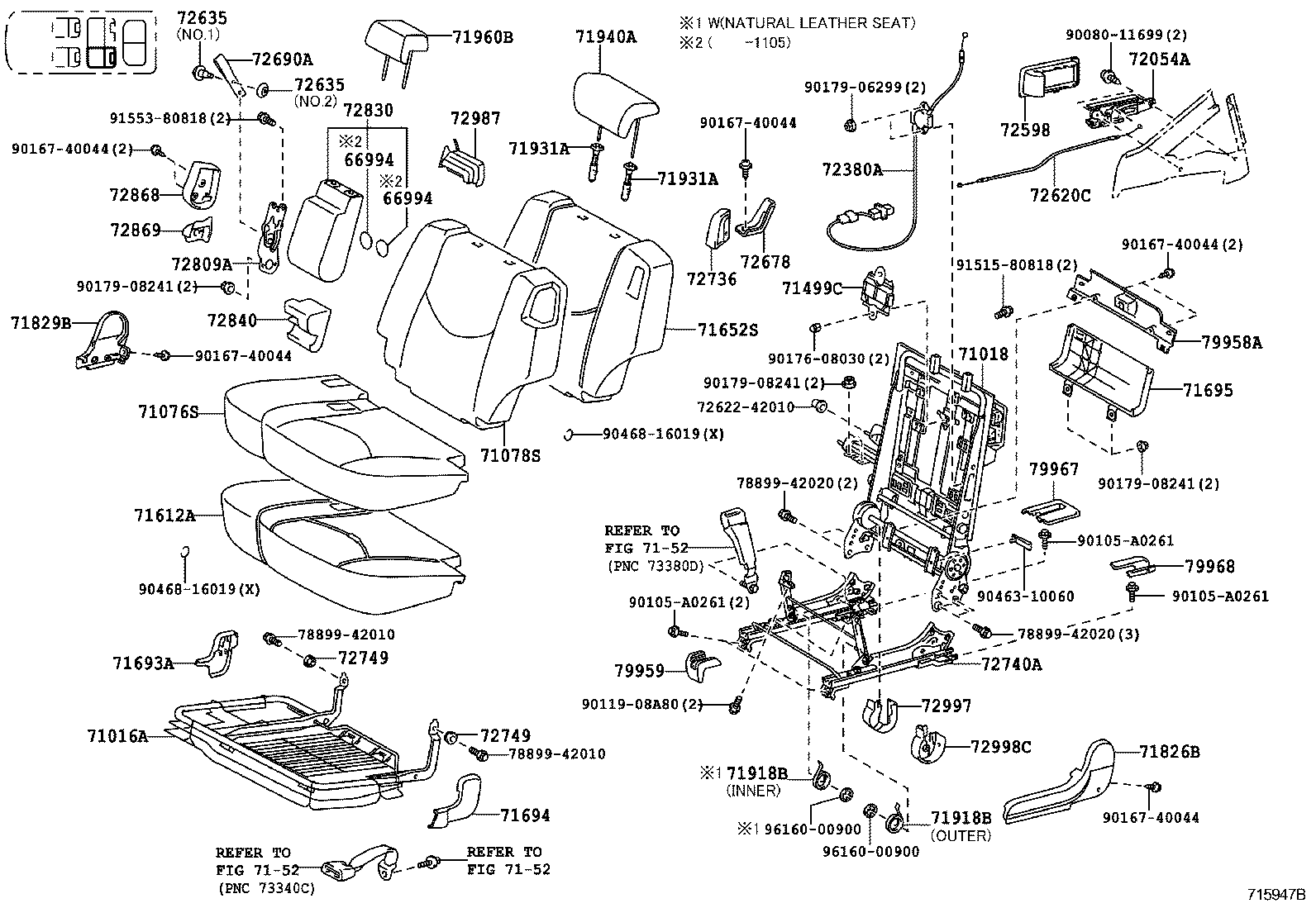  RAV4 NAP |  SEAT SEAT TRACK