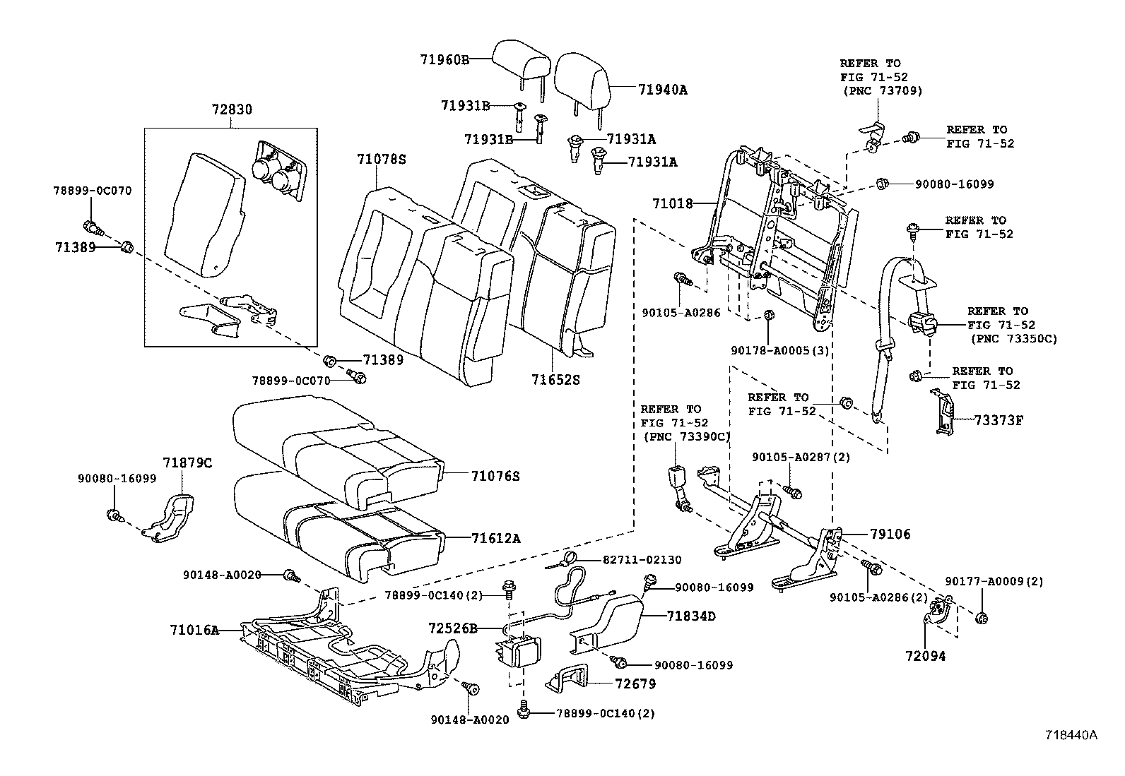  TUNDRA |  SEAT SEAT TRACK