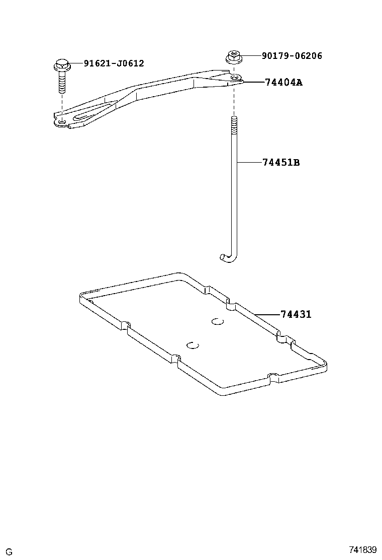  CAMRY JPP |  BATTERY CARRIER