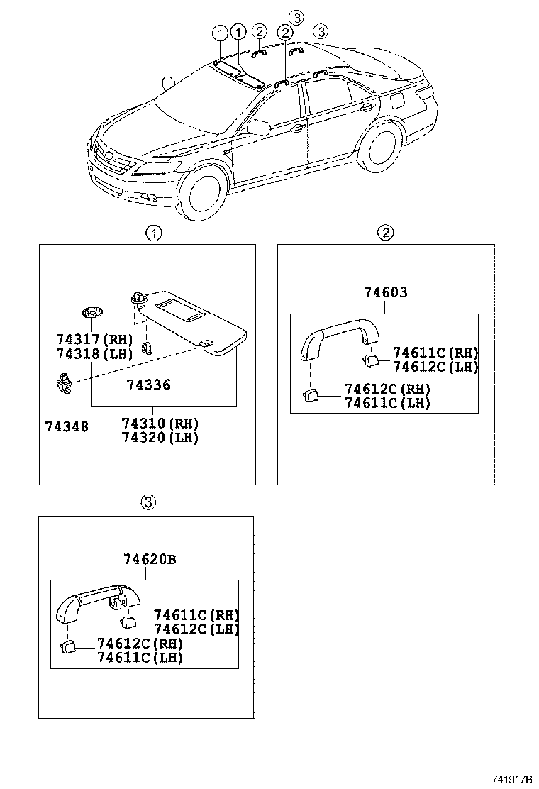  CAMRY HV JPP |  ARMREST VISOR