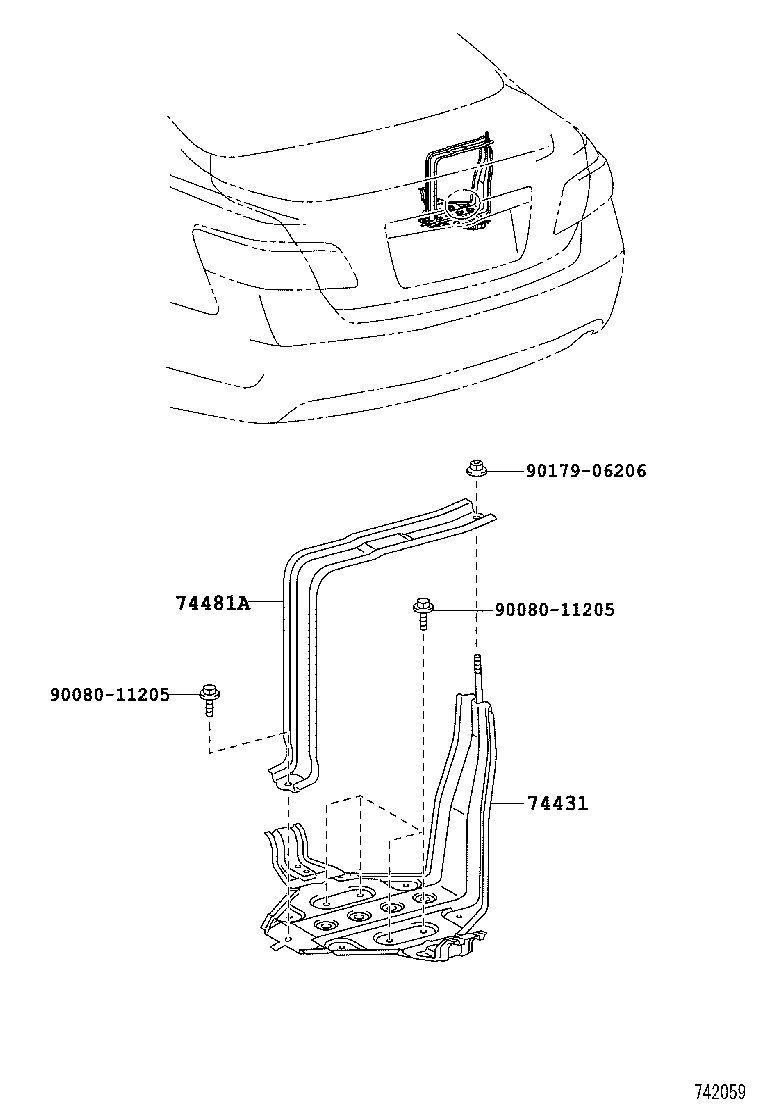  CAMRY HV NAP |  BATTERY CARRIER