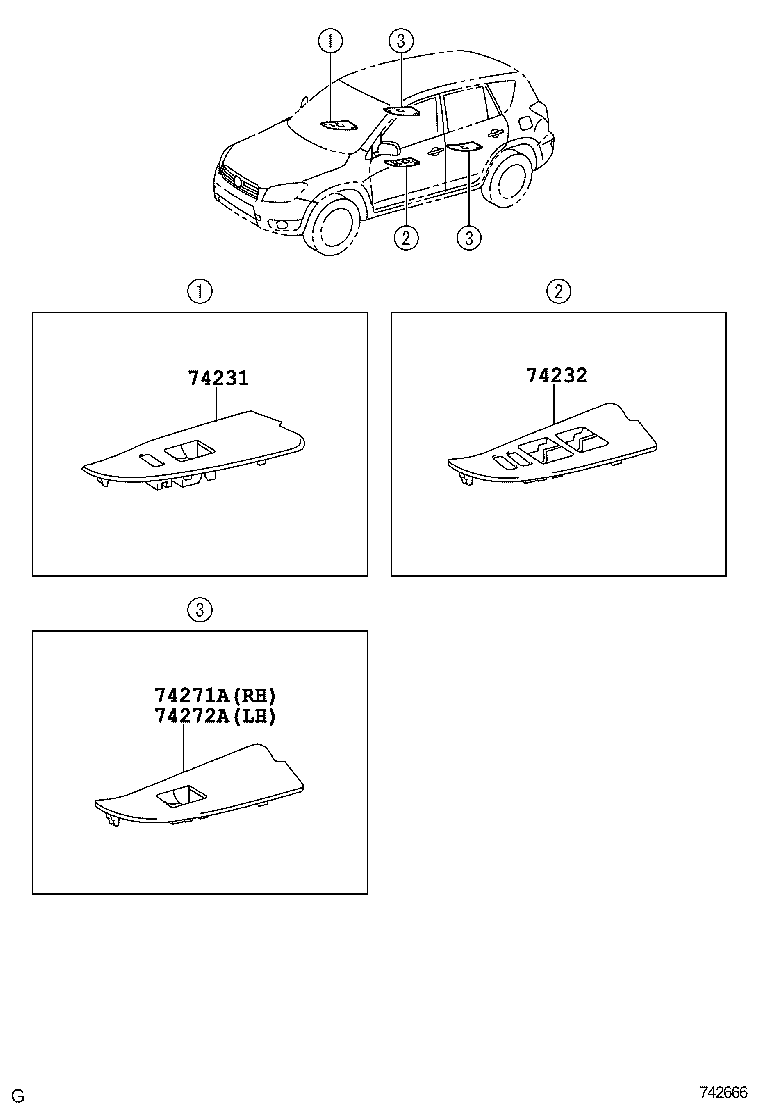  RAV4 NAP |  ARMREST VISOR