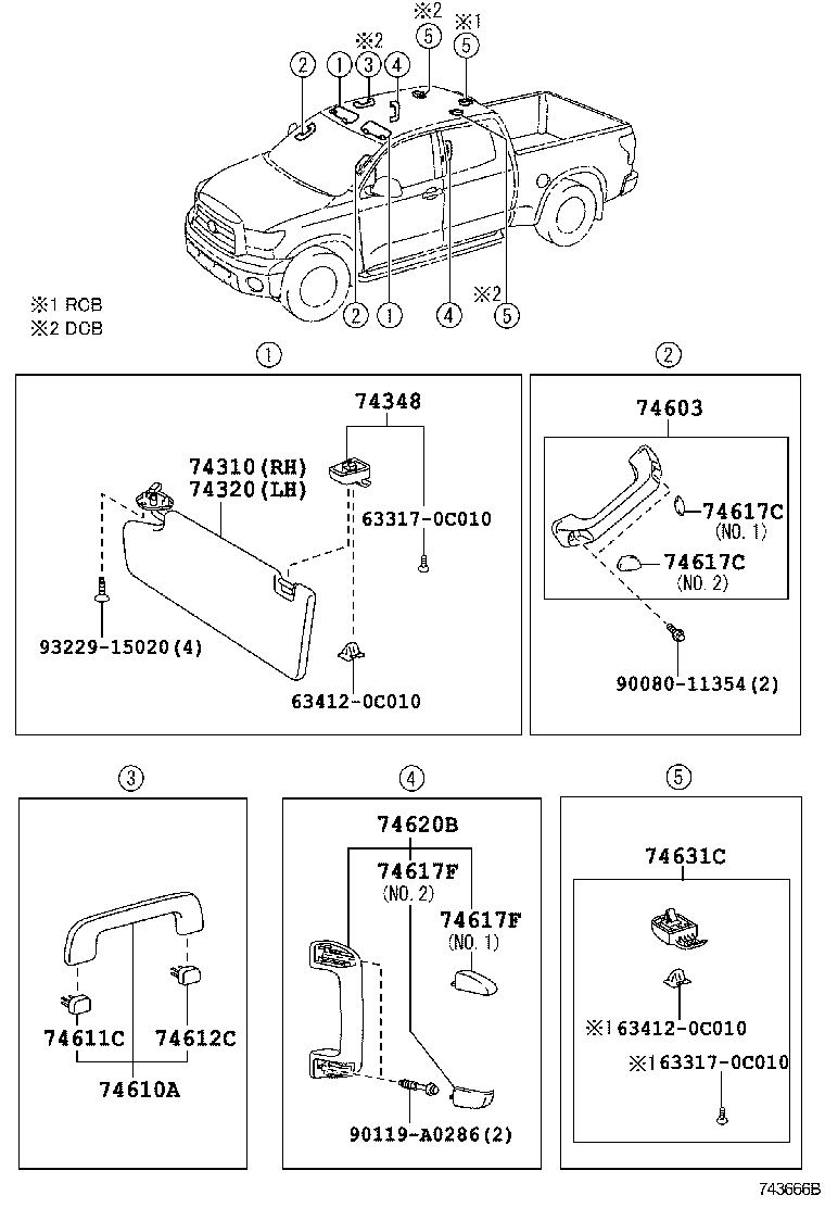  TUNDRA |  ARMREST VISOR