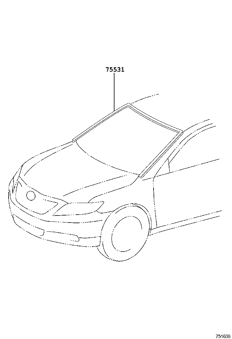  CAMRY JPP |  FRONT MOULDING