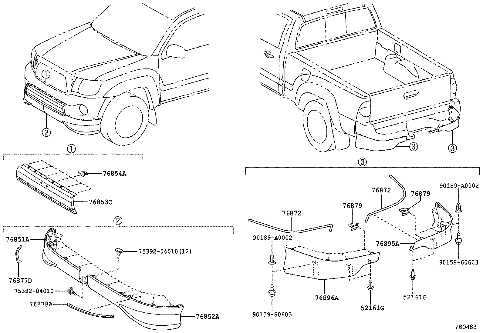  TACOMA |  SPOILER SIDE MUDGUARD