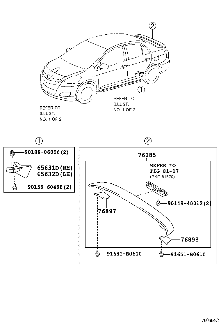  YARIS |  MUDGUARD SPOILER