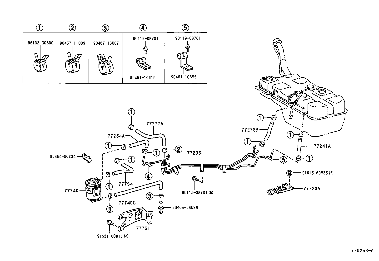  LAND CRUISER 70 |  FUEL TANK TUBE