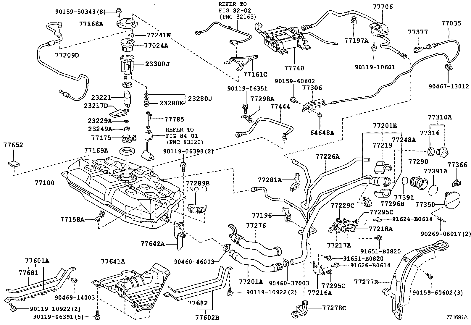  SCION TC |  FUEL TANK TUBE