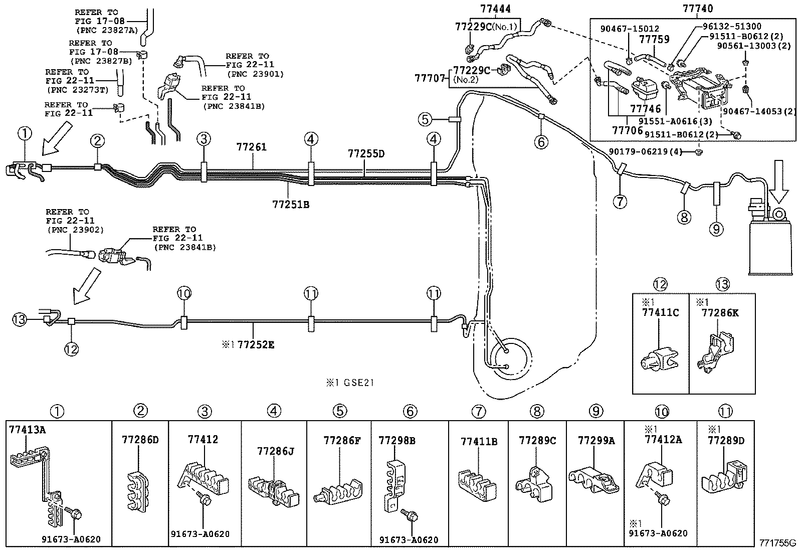  IS250 350 |  FUEL TANK TUBE