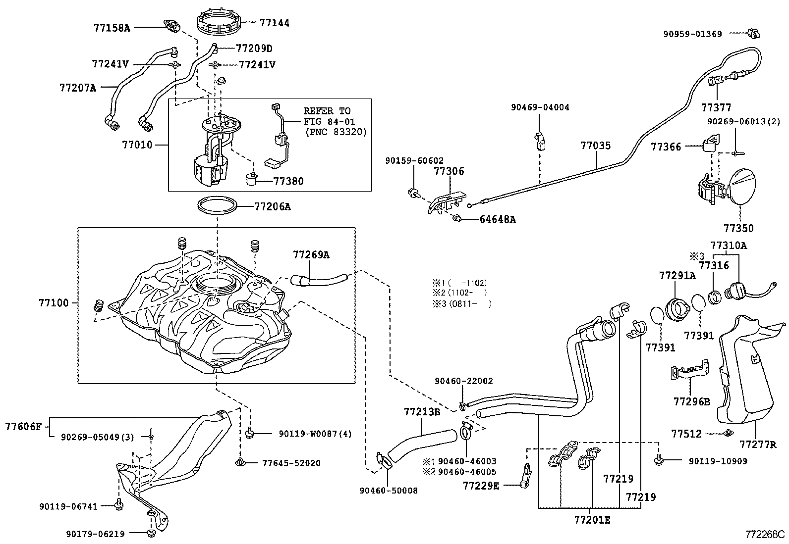 YARIS FRP |  FUEL TANK TUBE