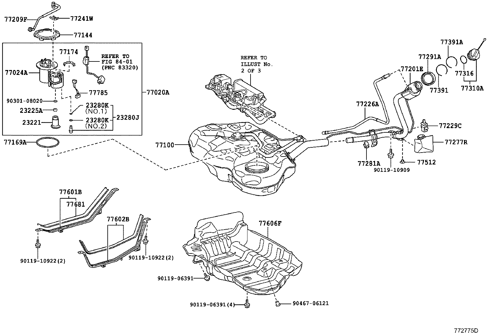  PRIUS PLUG IN HBD |  FUEL TANK TUBE