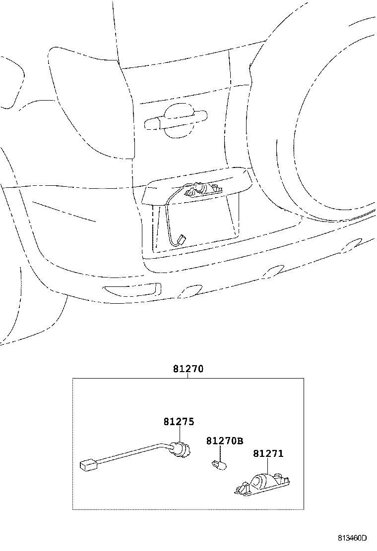  RAV4 JPP |  REAR LICENSE PLATE LAMP