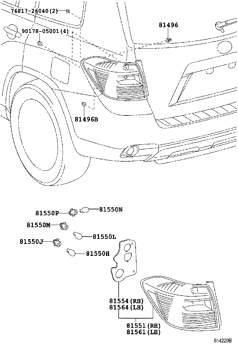  HIGHLANDER JPP |  REAR COMBINATION LAMP