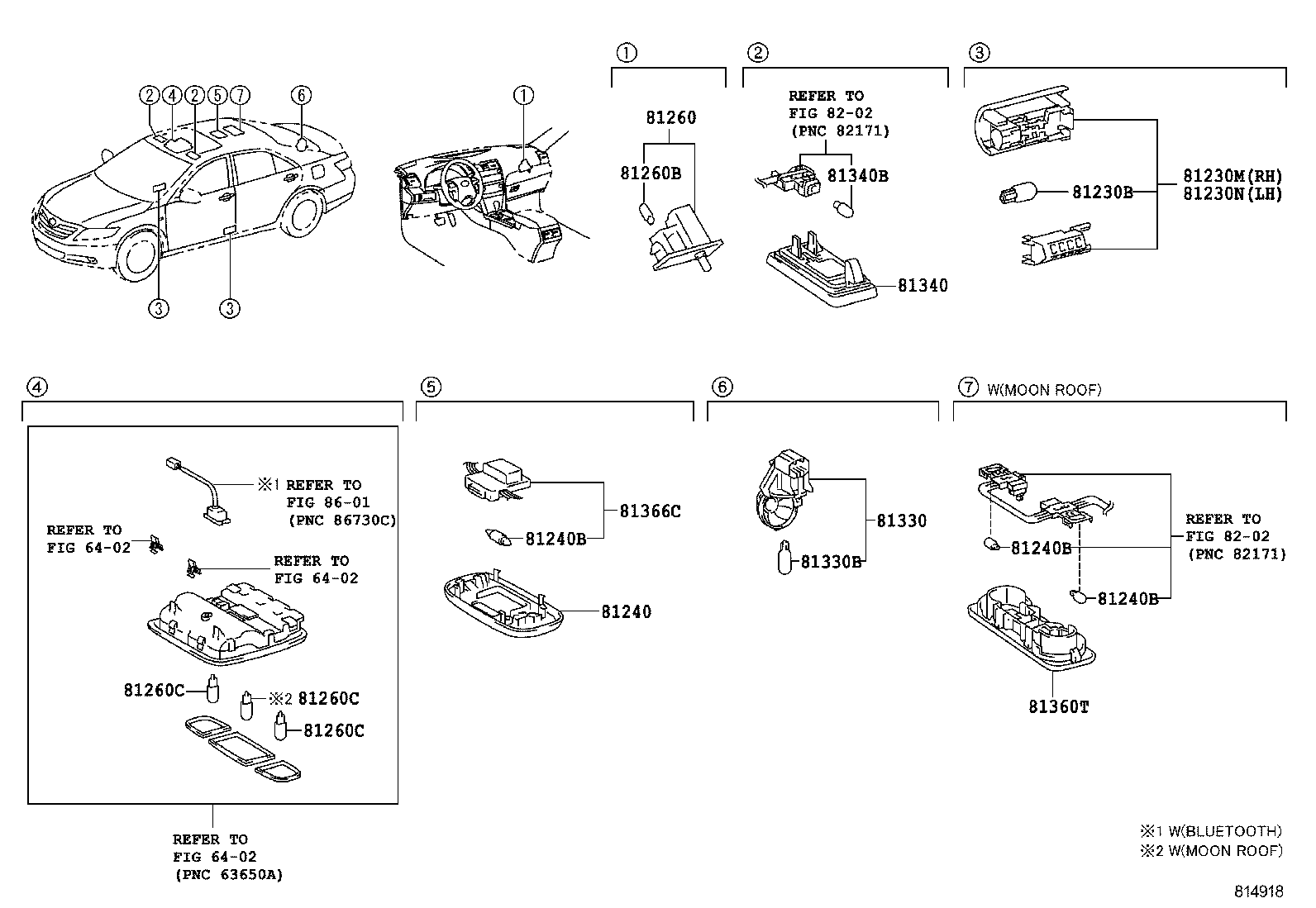 CAMRY JPP |  INTERIOR LAMP