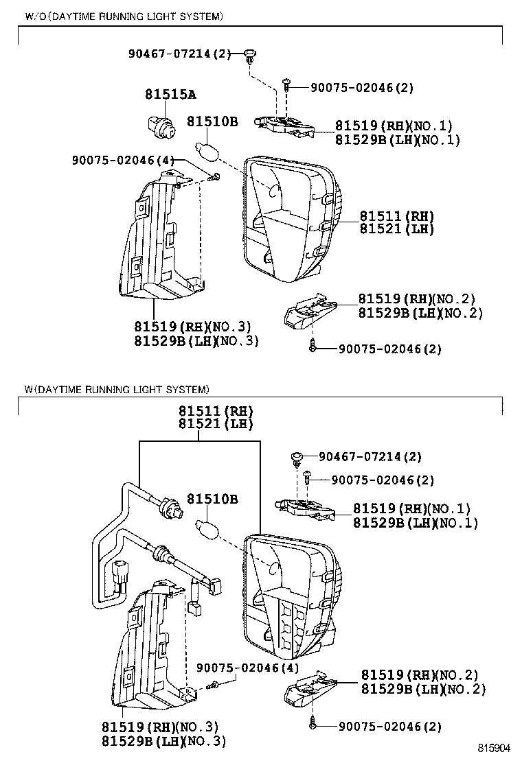  PRIUS |  FRONT TURN SIGNAL LAMP