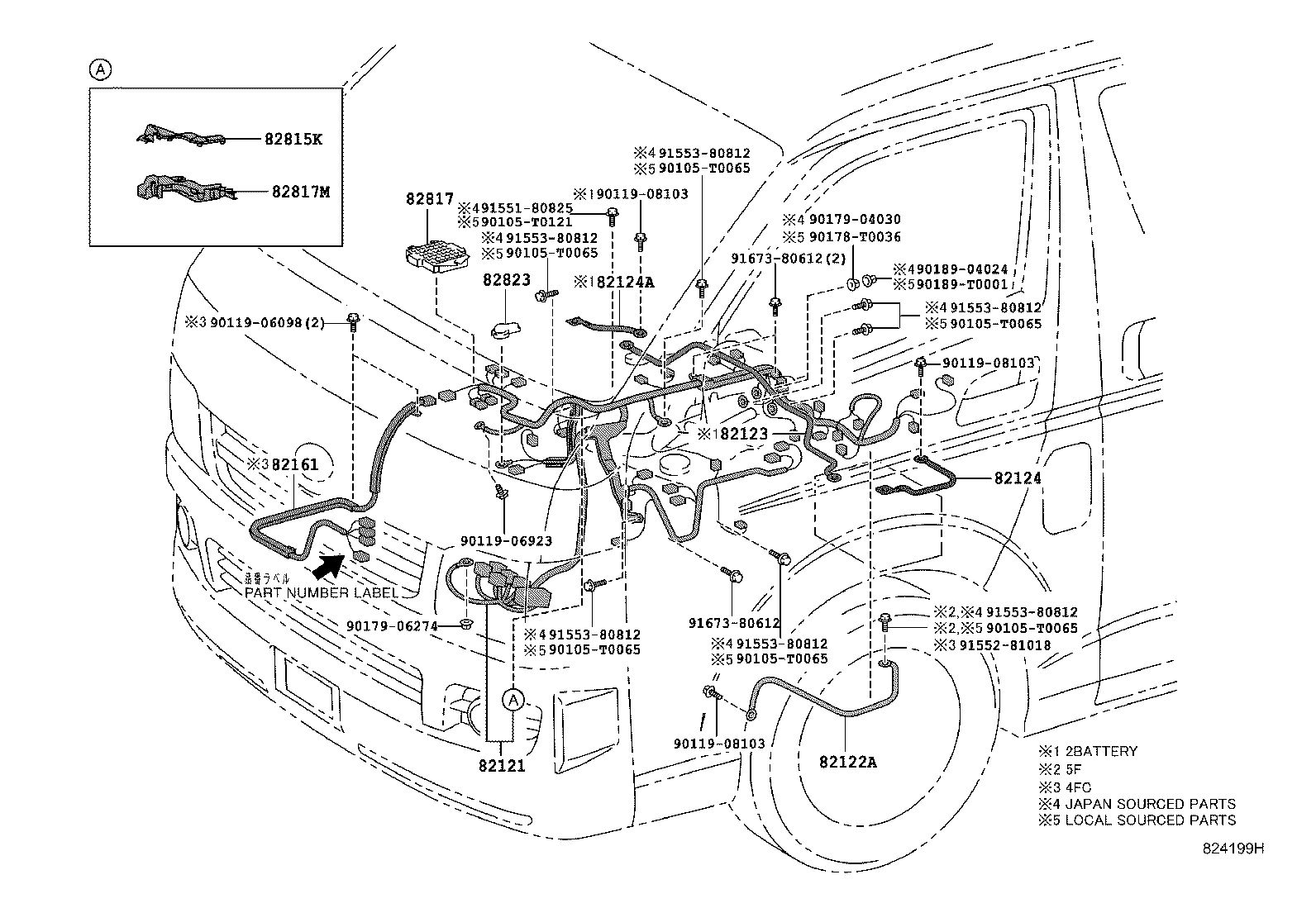  HIACE |  WIRING CLAMP