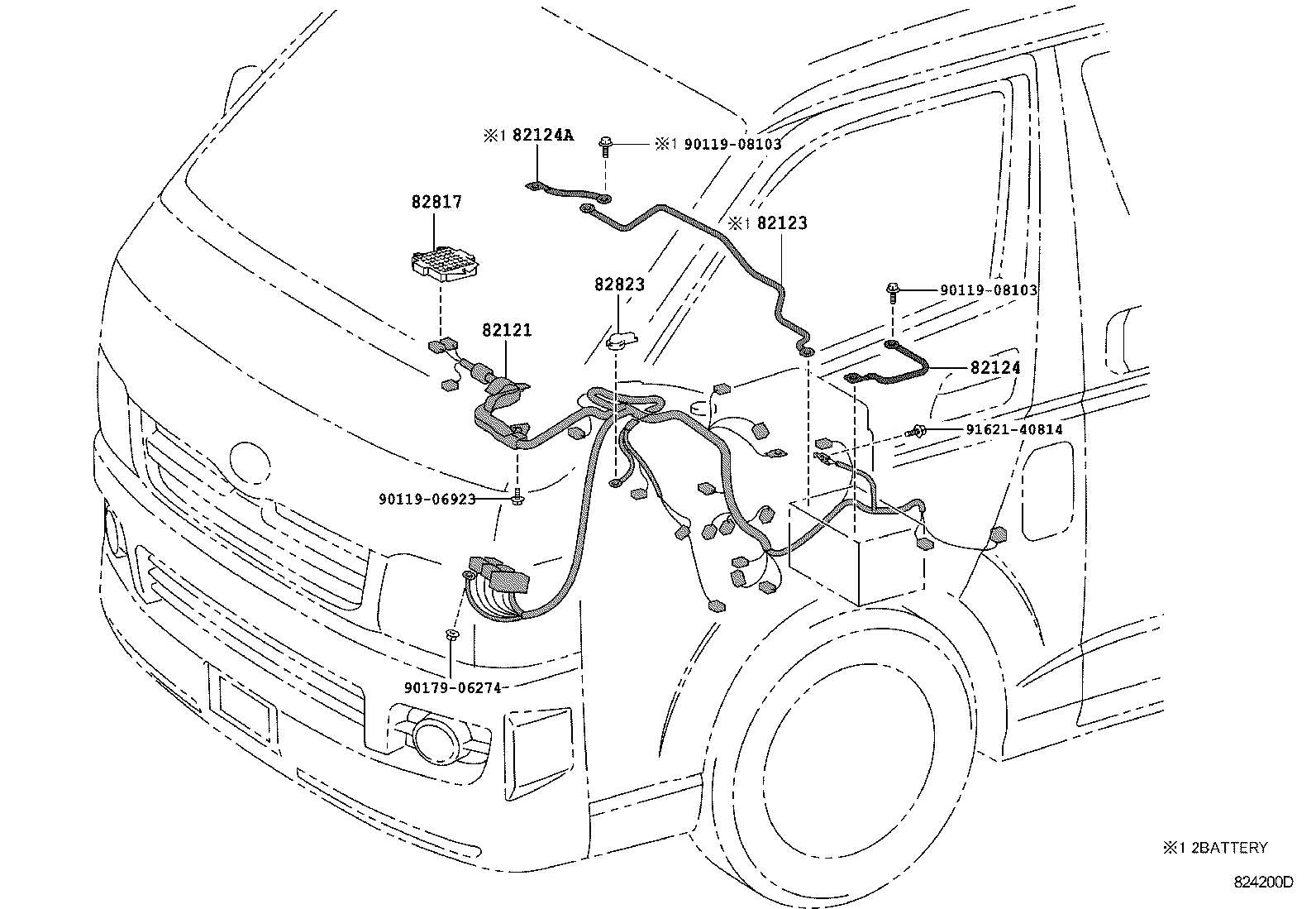  HIACE |  WIRING CLAMP