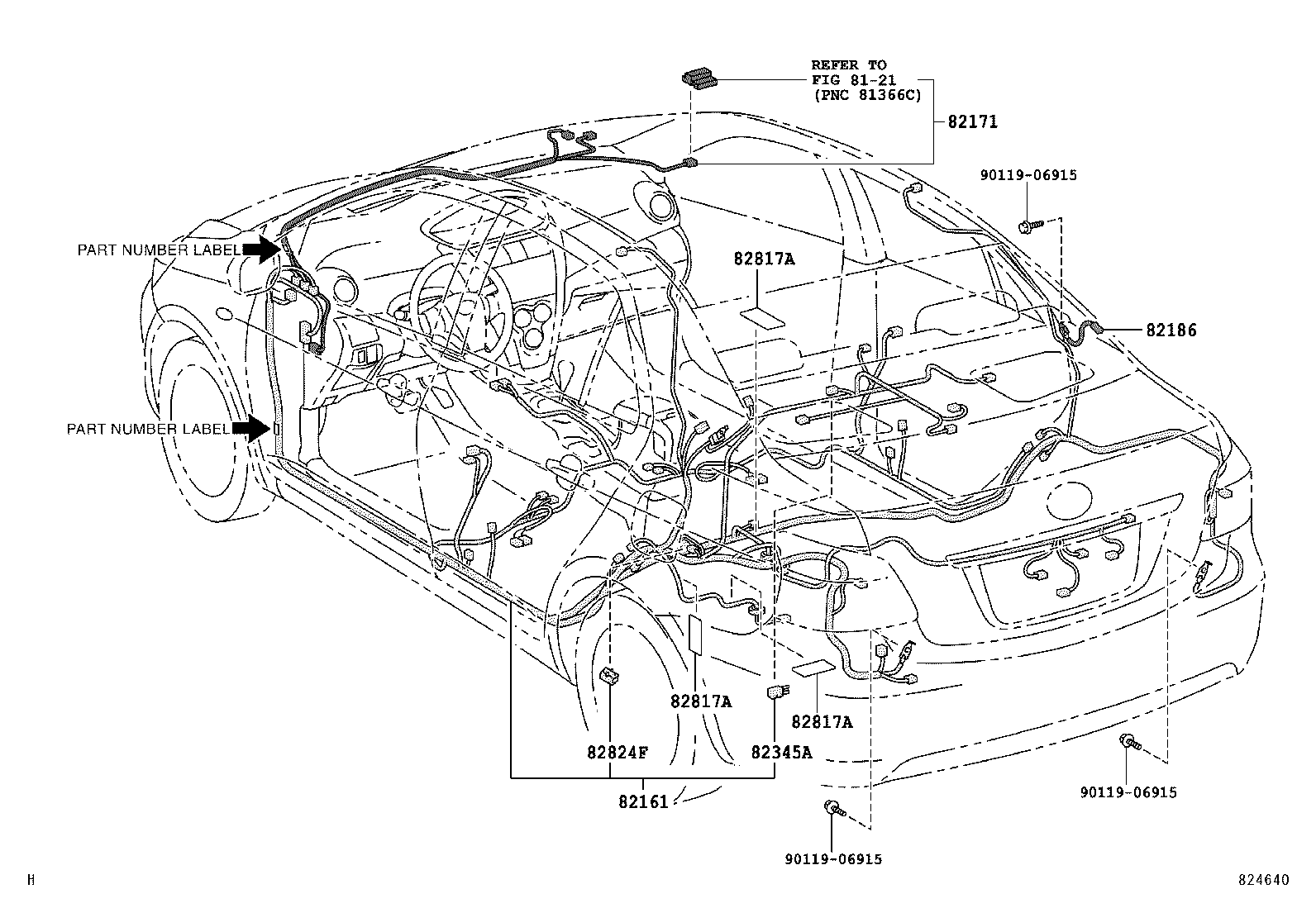  YARIS |  WIRING CLAMP