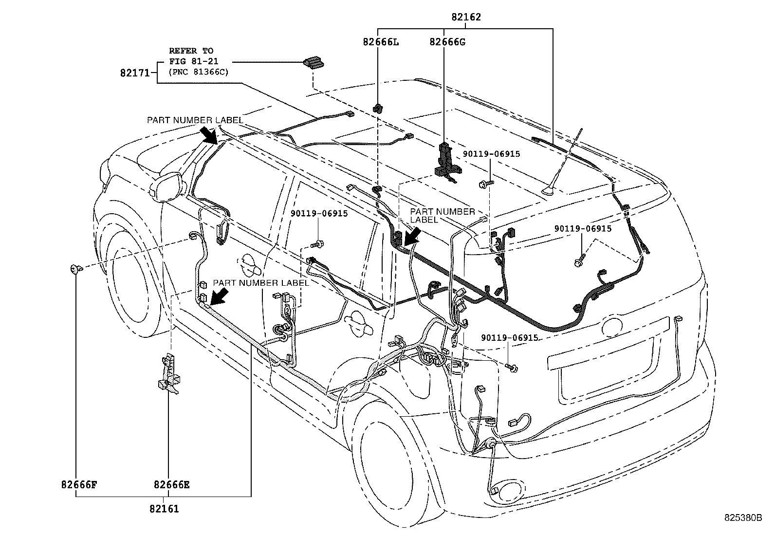  SCION XB |  WIRING CLAMP