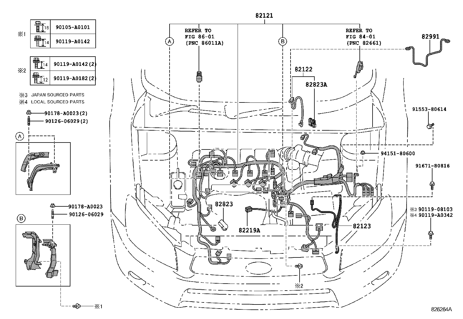  RAV4 NAP |  WIRING CLAMP
