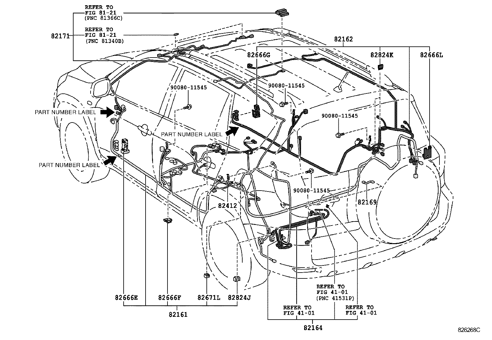  RAV4 NAP |  WIRING CLAMP