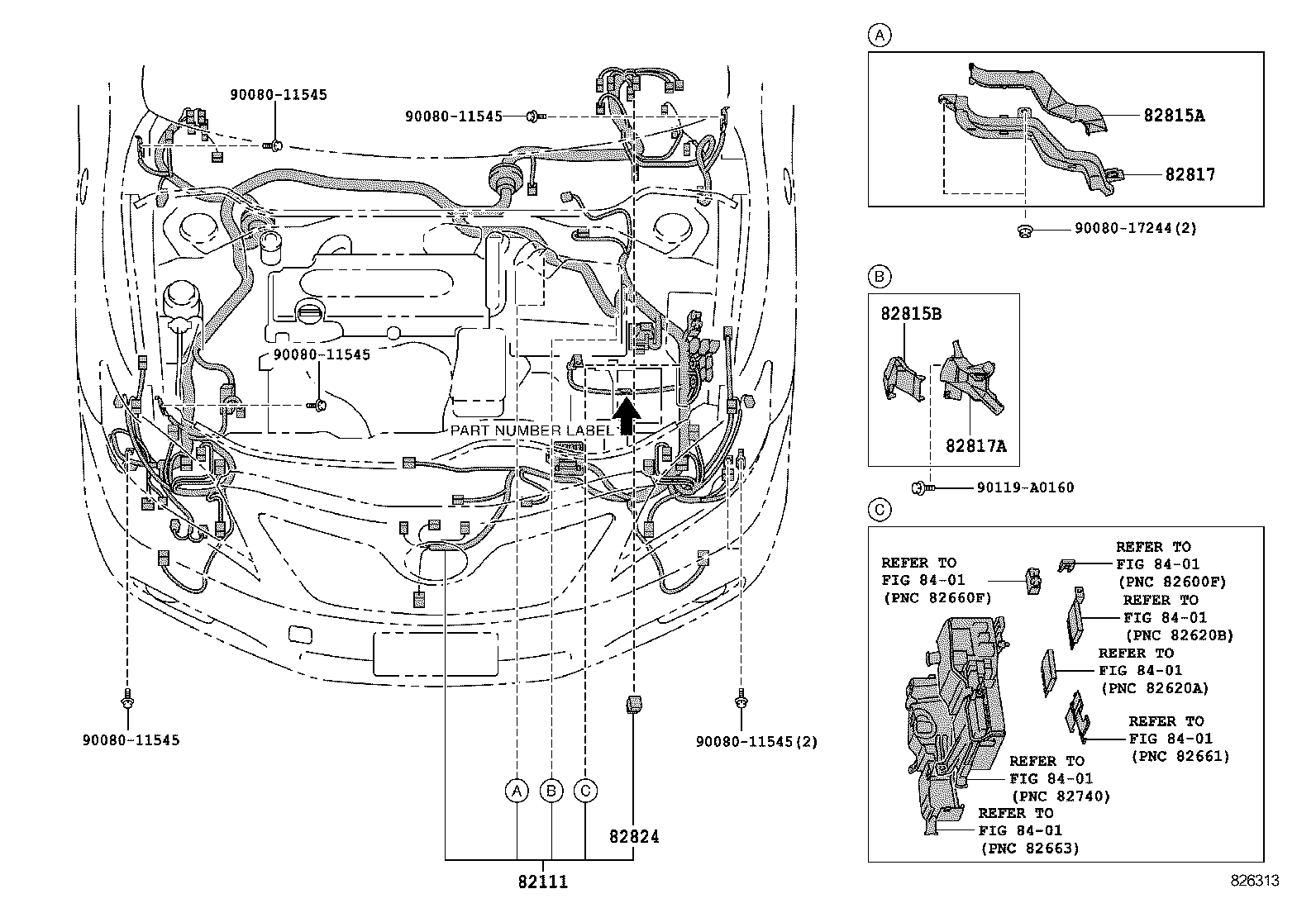  CAMRY NAP |  WIRING CLAMP